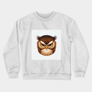 Angry Owl Crewneck Sweatshirt